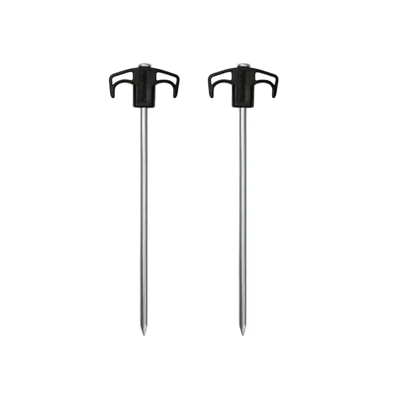 Luminous Steel Tent Stakes – Reflective Heavy-Duty Ground Pegs 2
