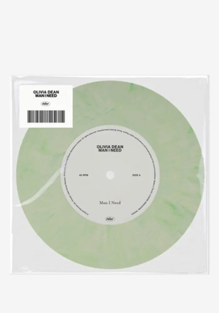 Man I Need: Light Green Marble 7" Single 1