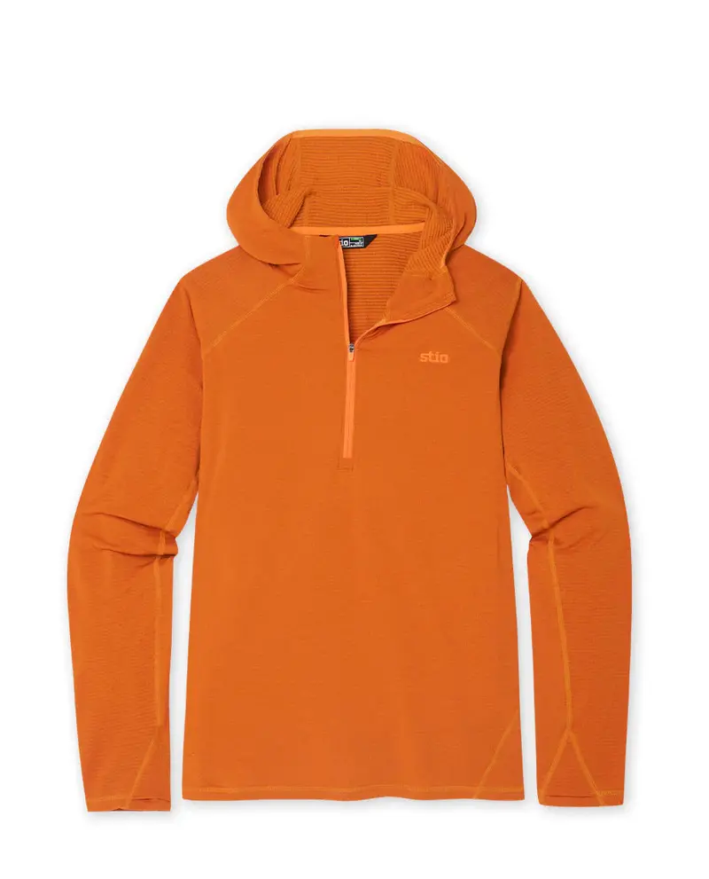 Men’S Trax Power Grid Half-Zip Performance Hoodie 1