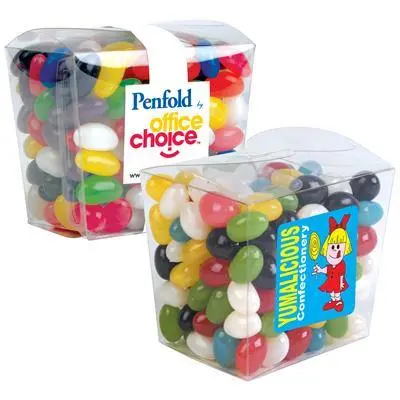 Mixed-Color Mini Jelly Beans In Transparent Mini Noodle Box 1