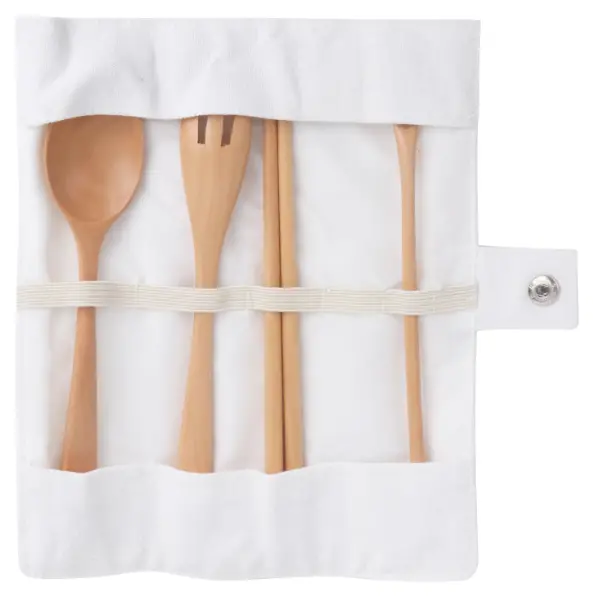 Natural Wooden Cooking Utensil Set (4-Piece) 1