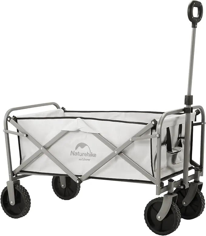 Naturehike 100L Folding Camping Cart – Rugged, Maneuverable Gear Hauler 1