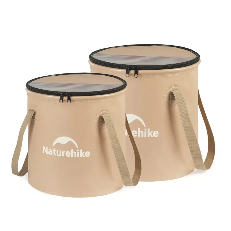 Naturehike 20L Collapsible Wash Basin – Portable Folding Bucket With Lid And Carry Handle 3