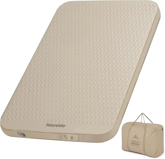 Naturehike 4.7-Inch Self-Inflating Double Mattress – Includes Integrated Pump 1