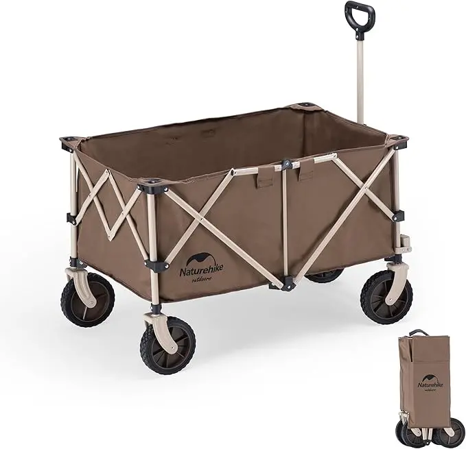 Naturehike Heavy-Duty Outdoor Utility Wagon – 120L Capacity Transport Cart 1