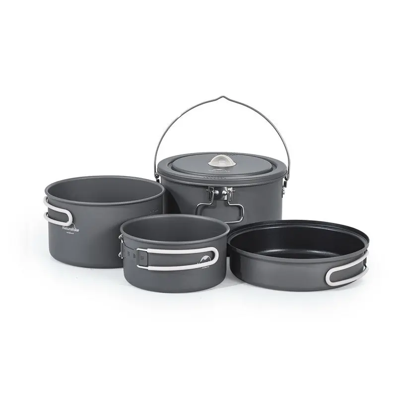 Naturehike Jianxing Aluminum Cookware Set – Lightweight Camping Kitchen 1