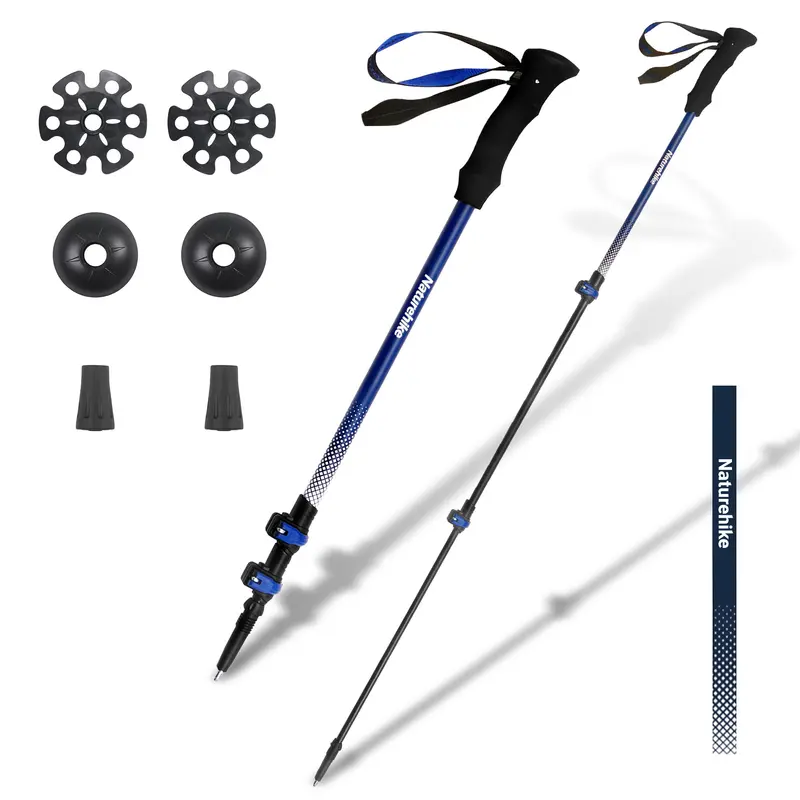 Naturehike Light Wind Carbon Fiber Trekking Poles – Adjustable 62–135 Cm, Ultralight 1
