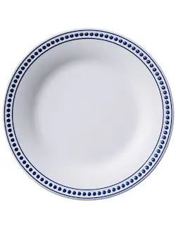 Newport Blue Melamine Dinnerware – Sophisticated Coastal Tableware 1