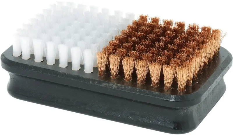 North Bronze Nylon Brush – Dual-Texture Grooming Tool 1