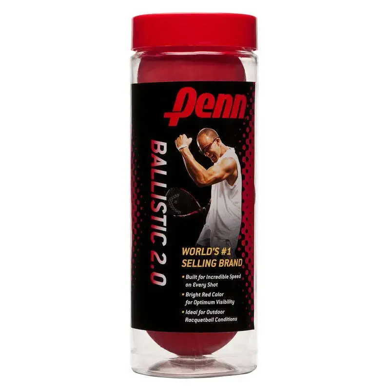 Penn Ballistic 2.0 Racquetball Can – Durable Performance 1