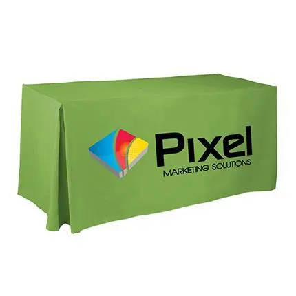 Pleated 6-Foot Four-Sided Tablecloth 1