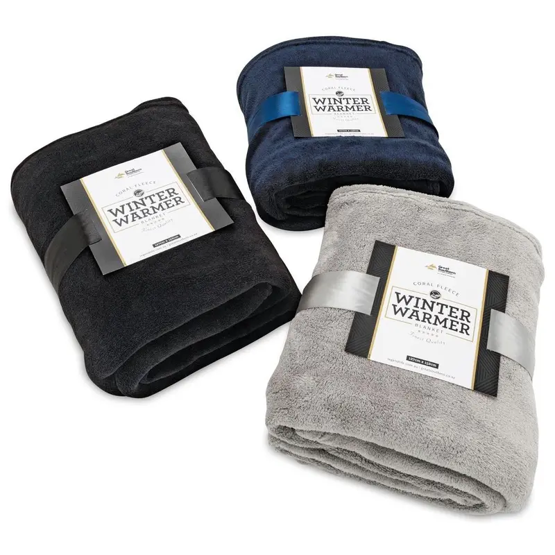 Plush Coral Fleece Throw Blanket – Cozy & Lightweight 1