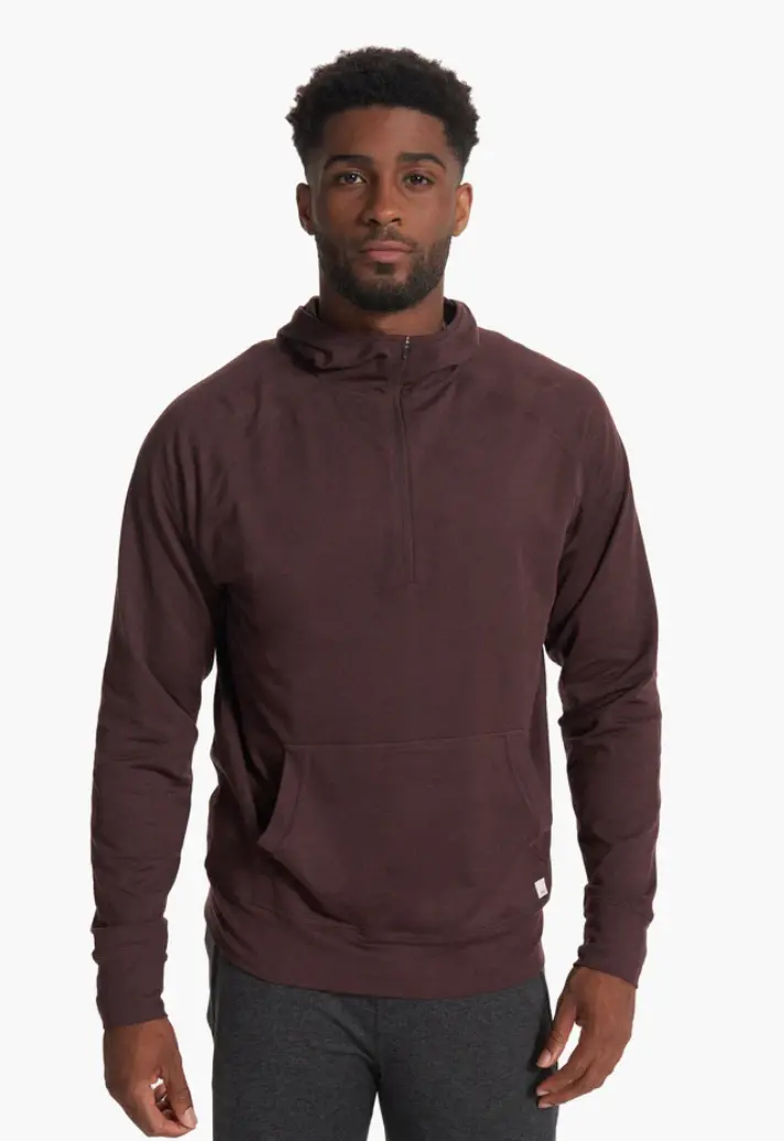 Ponto Men’S Performance Half-Zip Training Hoodie