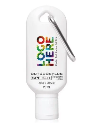 Portable Spf 50+ Sunscreen With Carabiner – 25Ml 1