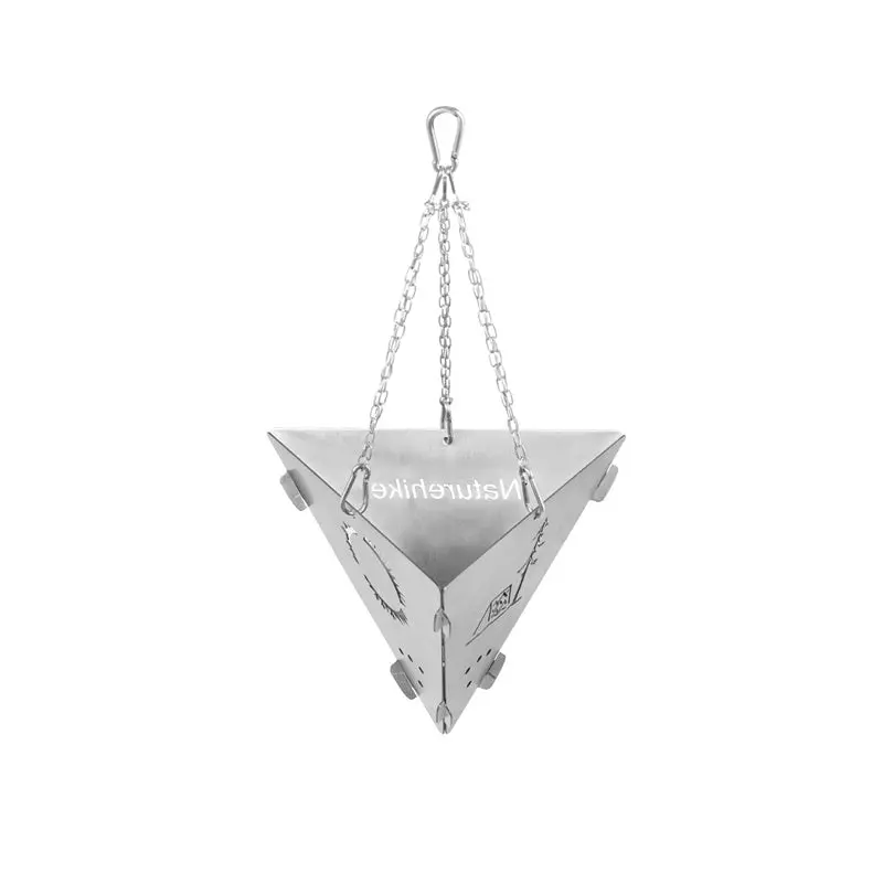 Portable Triangle Outdoor Fire Pit For Camping And Backyard Use 1