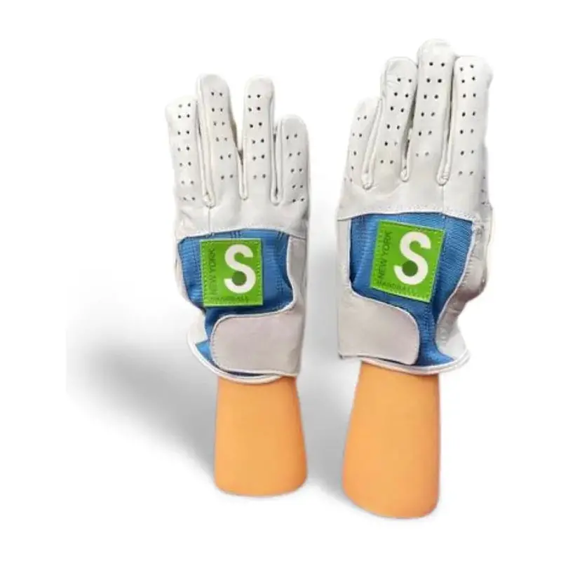 Prince Of The Court Cyan Blue Handball Gloves – Unpadded 1