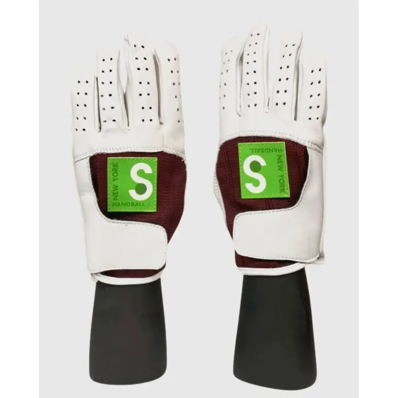 Prince Of The Court Maroon Handball Gloves – Unpadded Grip 1