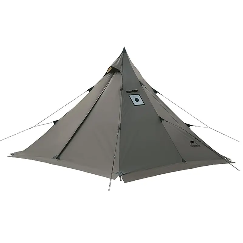 Ranch Fire™ 4-Person Pyramid Hot Tent With Stove Jack 1