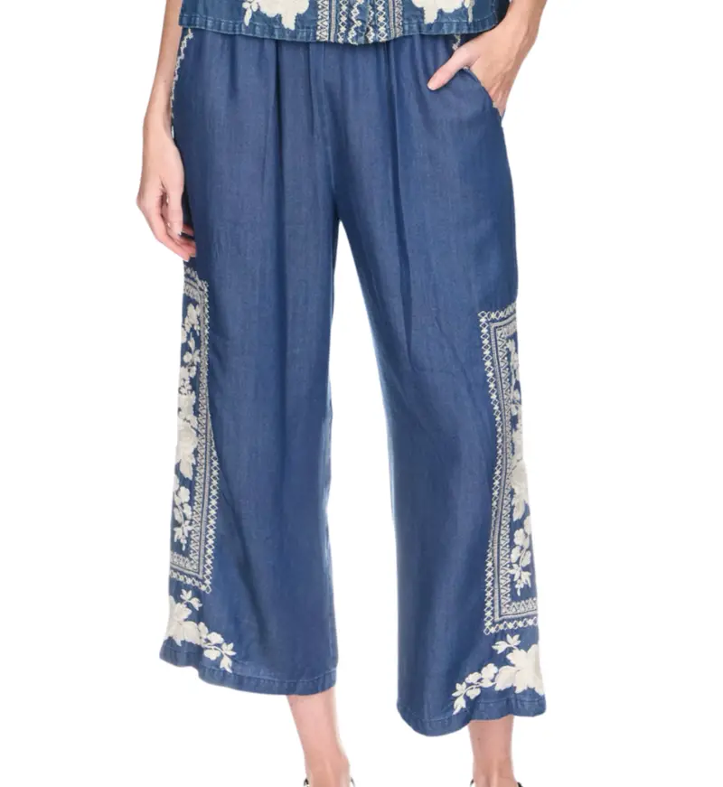 Randal Cropped Paperbag Waist Pant – Women'S Elevated Casual Bottom 1