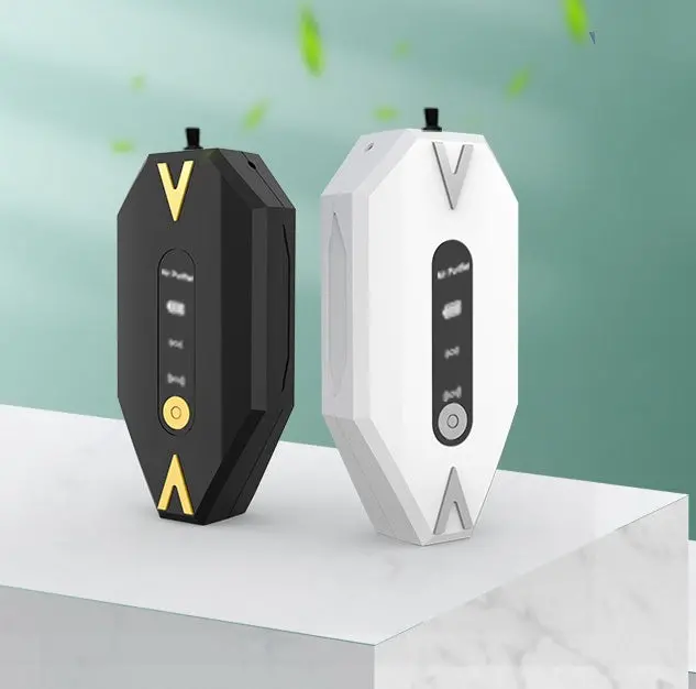 Rechargeable Wearable Neck Air Freshener With Negative Ion Generator & Memory Settings 1