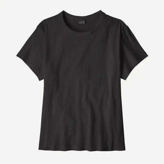 Rib-Knit Fitted Top For Women 1