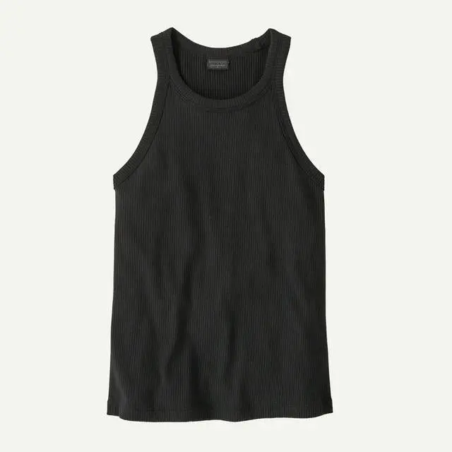 Rib-Knit Sleeveless Tank Top For Women 1
