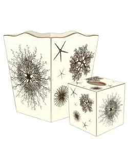 Sea Urchin & Starfish Decoupage Bath Set (2-Piece) 1