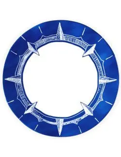 Seafarer Compass Rose Melamine Dinnerware Collection 1