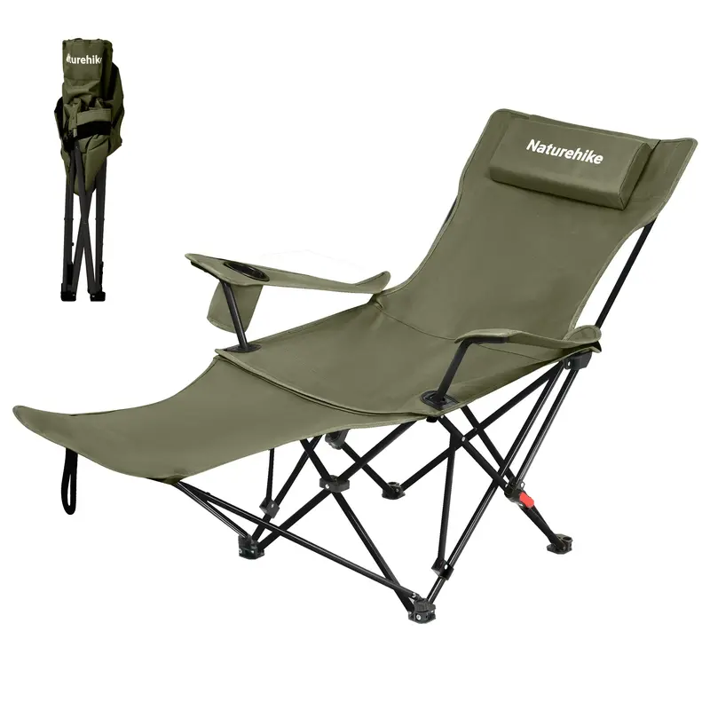 Seastar™ High-Back Camping Chair Featuring Integrated Footrest 1