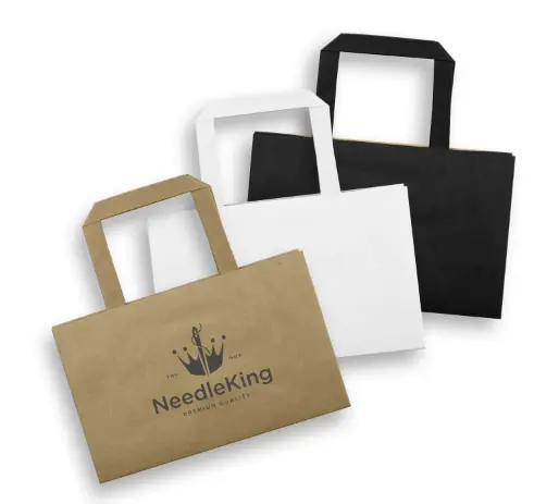Small Landscape Paper Bag – Flat Handle, Eco-Friendly 1
