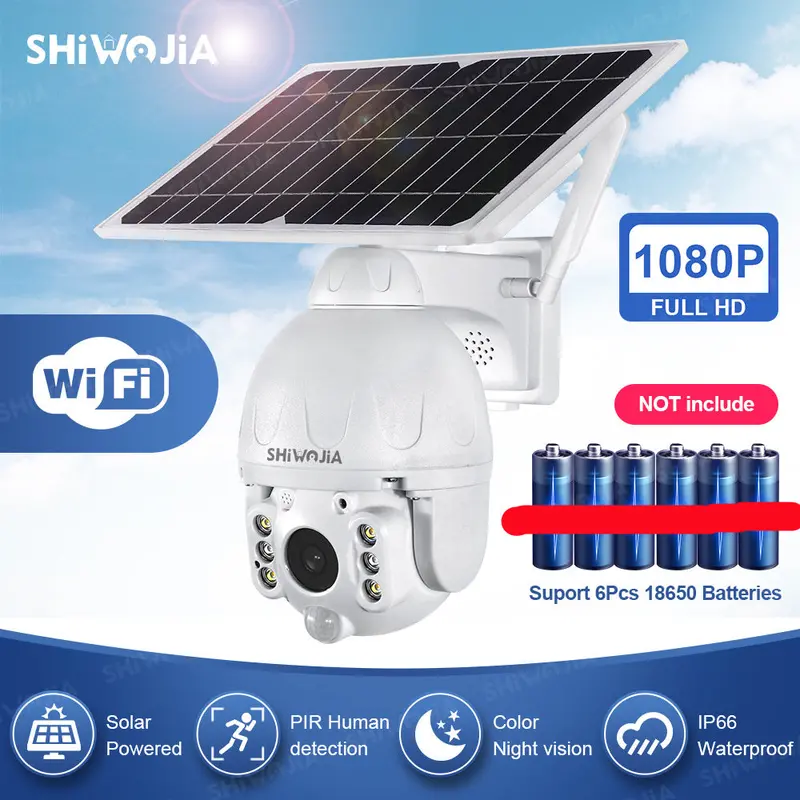 Solar-Powered 4G Wireless Dome Surveillance Camera For Off-Grid Monitoring 1