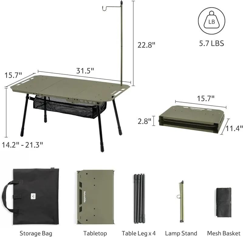 Starcore H02 Tactical-Grade Folding Camping Table – Rugged Outdoor Use 1