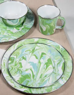Swirling Seas Porcelain Enamel Dinnerware 1