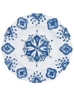 Tangier Blue Vintage-Inspired Melamine Collection 1