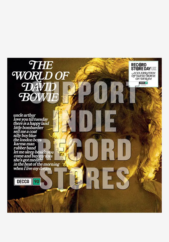 The World Of David Bowie Colored Vinyl Lp Compilation 1