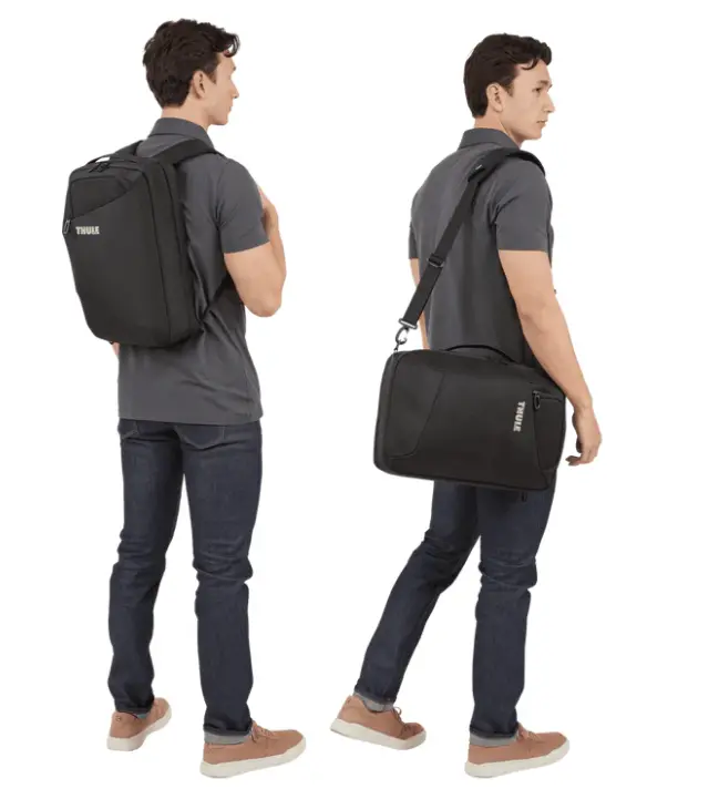 Thule Accent Convertible Backpack (17L) – Sleek Black Design 1