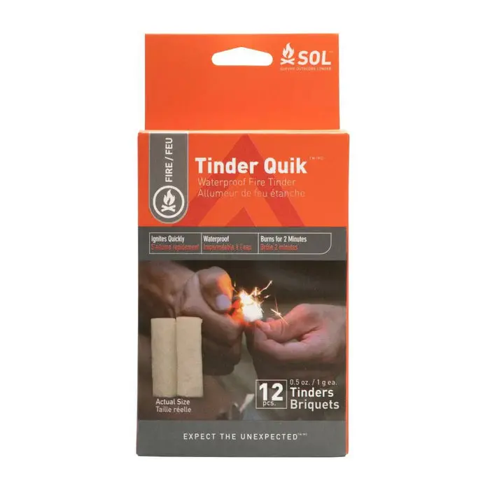 Tinder Quik Fire Starter Pack – 12 Count 1