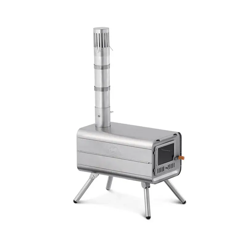 Titanium Folding Wood-Burning Stove 1
