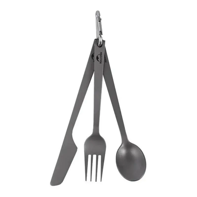 Titanium Utensil Kit – Ultralight Backpacking Cutlery Combo 1