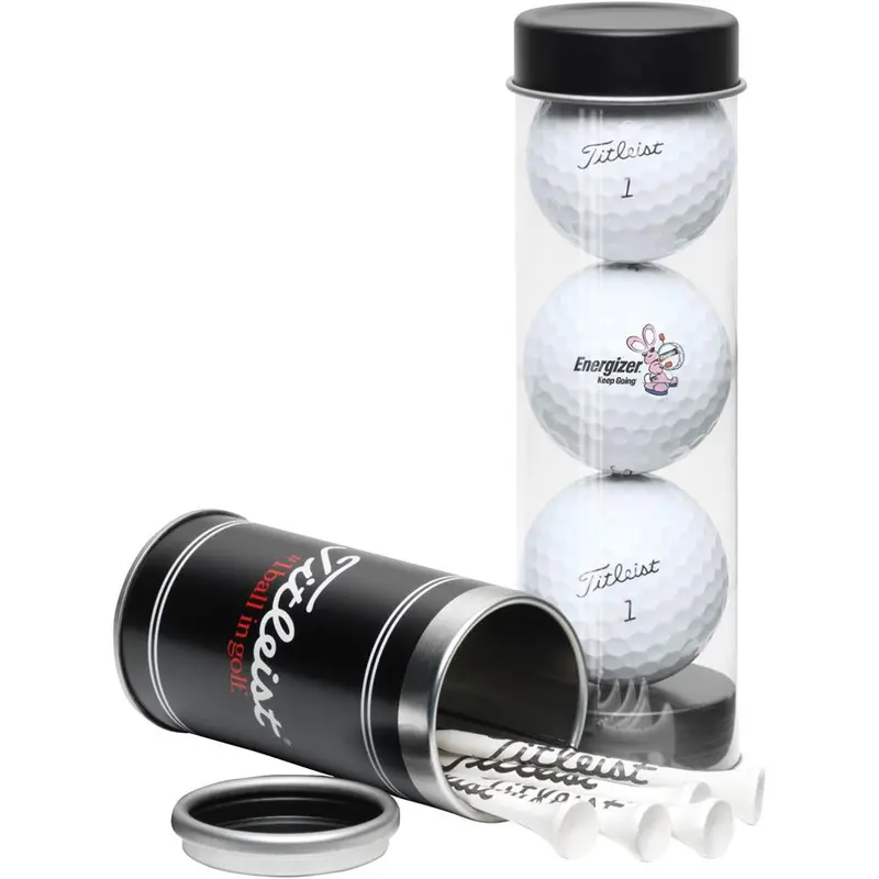 Titleist 3-Ball Trufeel Tube + Tee Set 1