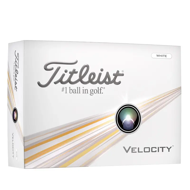 Titleist Velocity Golf Balls – 12-Piece Sleeve 1