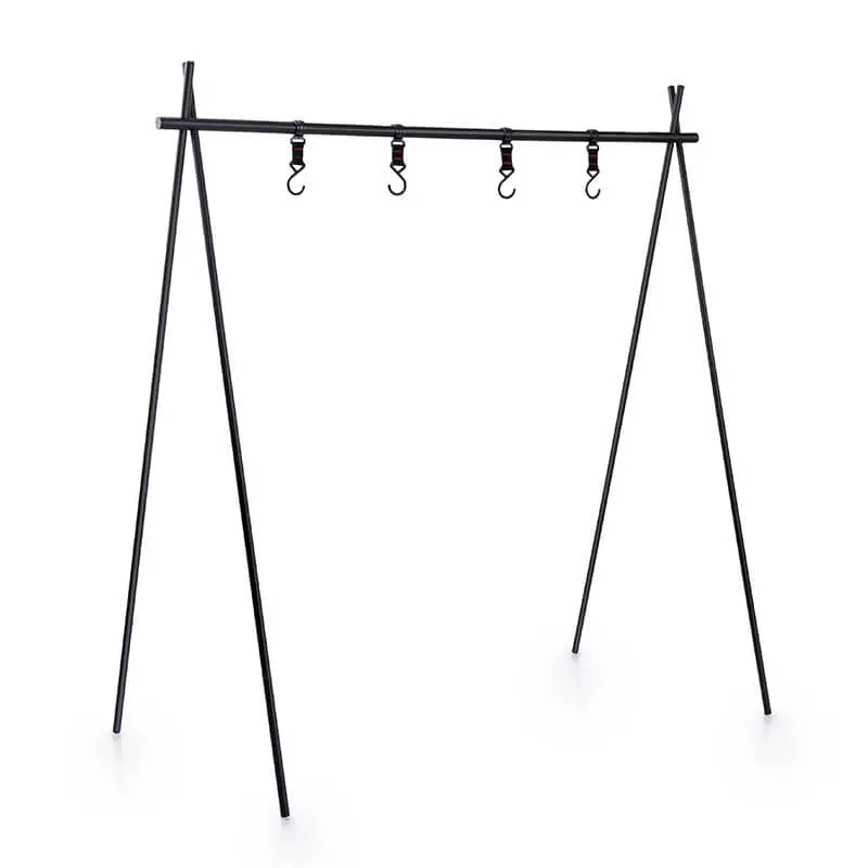 Triangular Base Outdoor Storage Rack – Stable Gear Organizer 2