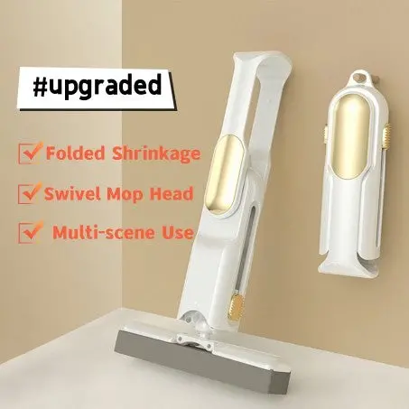 Upgraded Squeeze-Action Mini Mop With Sponge Pad For Quick Floor Cleaning 1