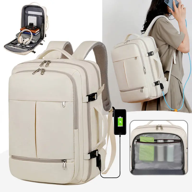 Versatile Laptop Backpack – Large-Capacity Travel Bag With Multiple Compartments For Work & Leisure 1