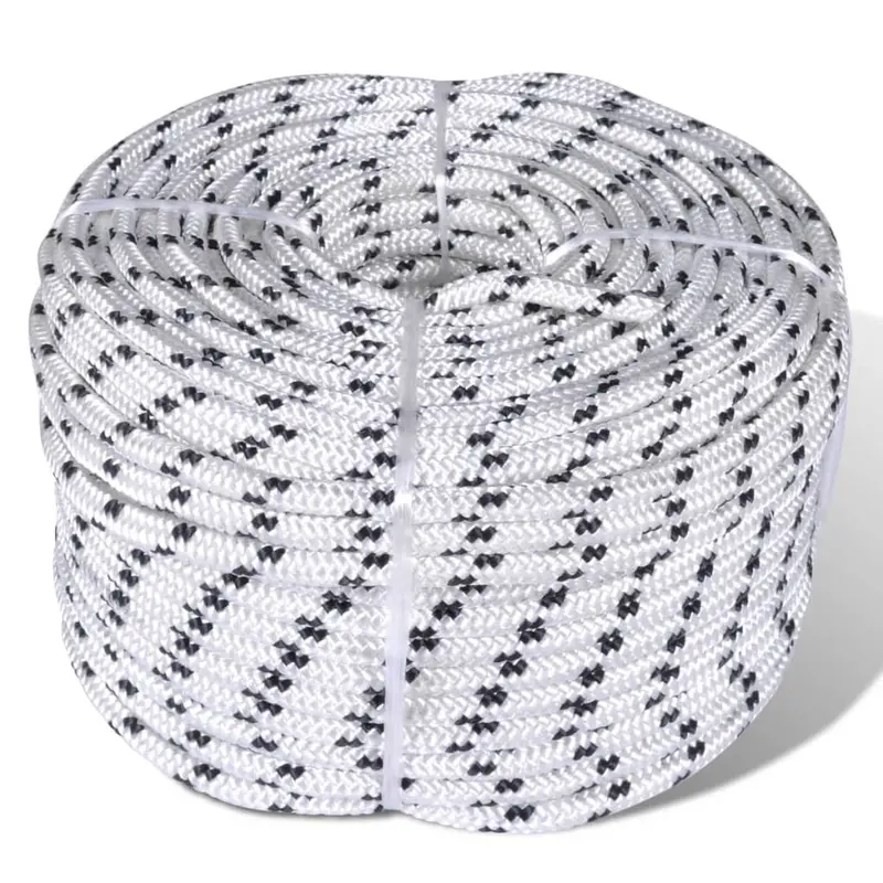 Vidaxl 50 M Polyester Braided Boat Rope – 12 Mm Diameter Marine-Grade Line 1