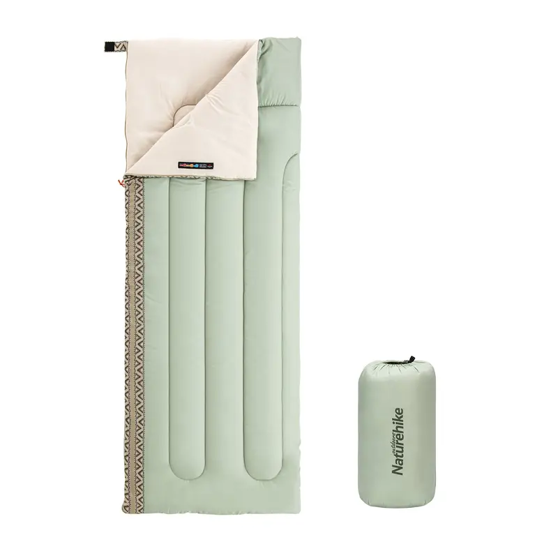 Warm Synthetic Sleeping Bag Rated To 55.4°F / 13°C For Three-Season Use 1