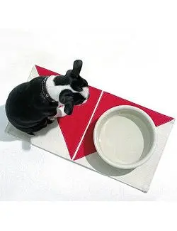 Water-Resistant Canvas Pet Placemats For Boating & Outdoor Use 1