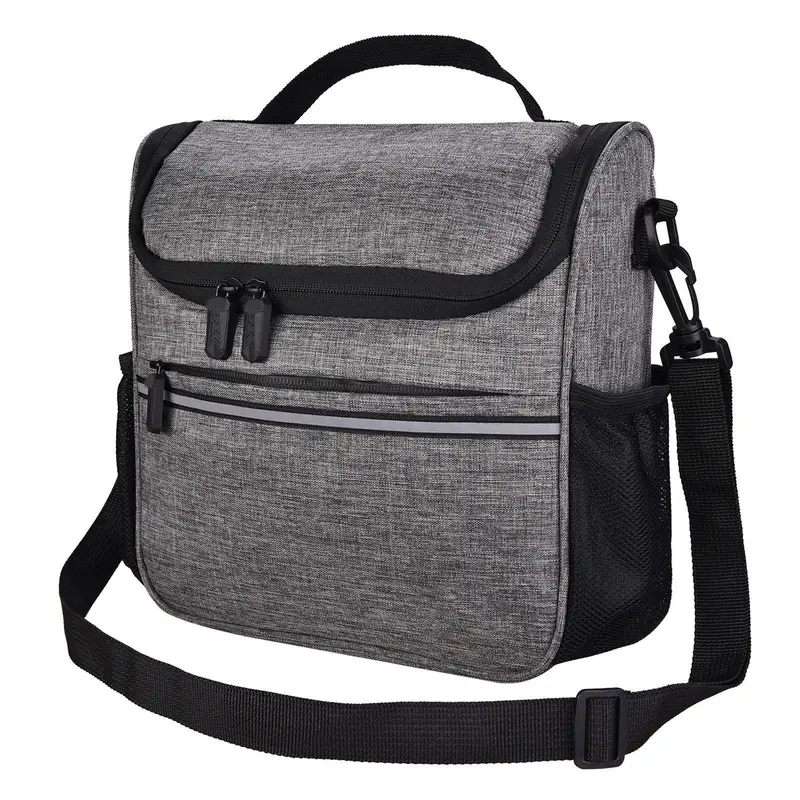 Waterproof Front-Mount Handlebar Cooler Bag For Bicycles – Insulated Pannier With Shoulder Strap 1