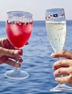 Waving Pennants Polycarbonate Drinkware Set – 4-Piece 1