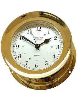Weems & Plath Classic Brass Nautical Wall Clock 1